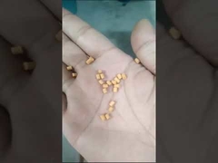 সম্পূর্ণ স্বয়ংক্রিয় ভাসমান ফিশ ফিড পেলেট উত্পাদন লাইন 100-160 কেজি/ঘন্টা