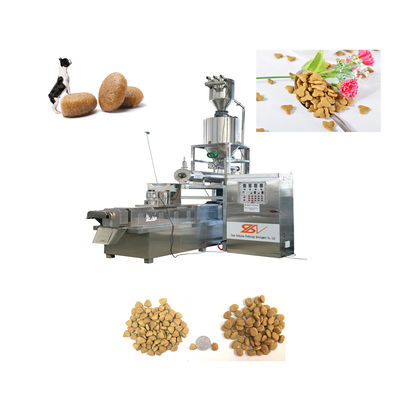 Dry Pet Food Processing Machine / Advanced Dog Food Making Machine