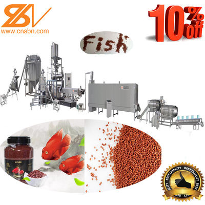 ফার্মিং ফিশ ফিড প্রসেসিং মেশিন এক্সট্রুডার লাইন 380v / 50hz ভোল্টেজ