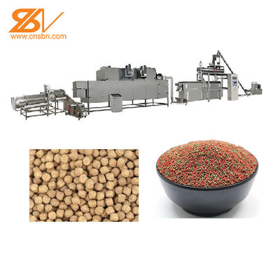 400-500kg/H Screw Fish Pellet Extruder Small Floating Fish Feed Machine