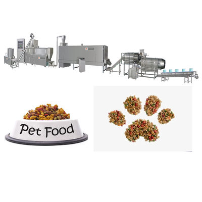 সম্পূর্ণ স্বয়ংক্রিয় খাদ্য গ্রেড পোষা খাদ্য প্রক্রিয়াকরণ সরঞ্জাম যুক্তিসঙ্গত ডিজাইন