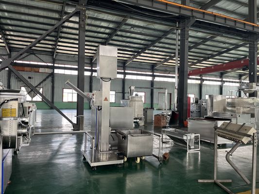 বৃহৎ ক্ষমতা সম্পন্ন ৫০০ কেজি/ঘণ্টা সম্পূর্ণ স্বয়ংক্রিয় ভেজা কুকুর বিড়াল পোষা খাদ্য প্রক্রিয়াকরণ লাইন