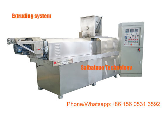 শুকনো ভিজা কুকুরের খাবার মেশিন / পোষা প্রাণী খাদ্য এক্সট্রুডার মাল্টি ফাংশনাল এলএস ইনভার্টার