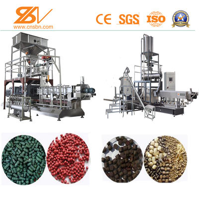 SLG95 Larage ক্ষমতা ভাসমান মাছের খাদ্য তৈরি extruder উত্পাদন লাইন