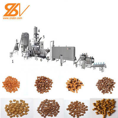 High Speed Processing Pet Feed Pellet Making Machine With Siemens Motor