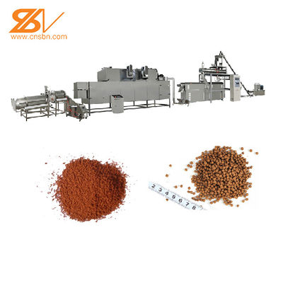 SS201 Floating Fish Feed Production Line 200-260 Kg/Hr Fully Continuous