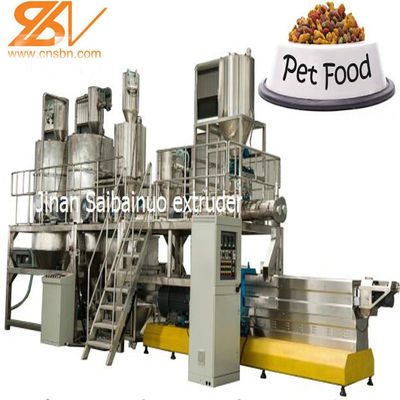 Stainless Steel Dry Dog Pet Food Machine Pellet Extruder