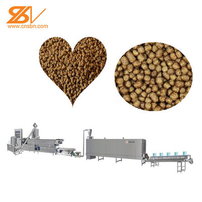 Twin Screw SUS Fish Feed Extruder Fish Food Manufacturing Machines