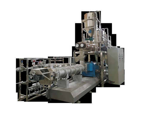 স্বয়ংক্রিয় শুকনো পোষা খাদ্য মেশিন কুকুর বিড়াল মাছের খাদ্য পেলিট স্ন্যাক ফুড এক্সট্রুডার