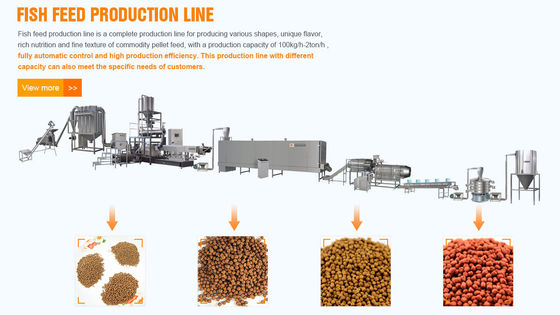 মাছ ফিড এক্সট্রুডার মাছ ভাসমান ফিড মেশিন চীনে